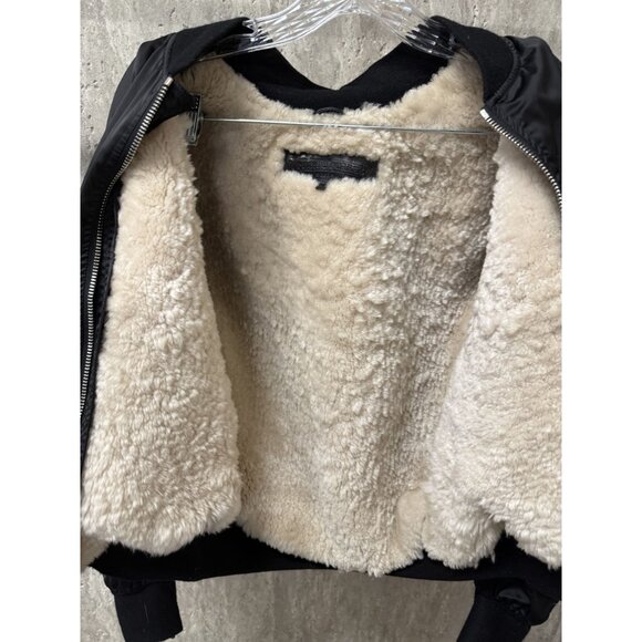 Chrome Hearts Black Bomber Jacket With Shearling Lining & Cross Details M - Picture 3 of 16